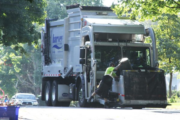 Curotto Can On Harvey Garbage Truck
