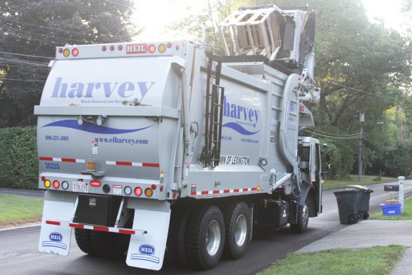 Front Load Garbage Truck Big Load