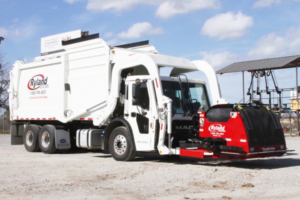 Ryland Environmental Front Load Garbage Truck Curotto